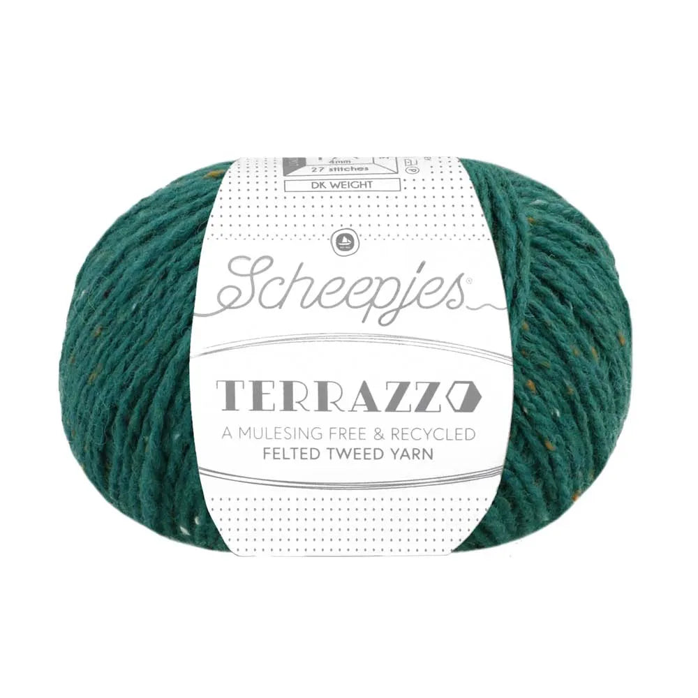 Duurzame wol: Scheepjes Terrazzo in kleur 760 Jungle groen