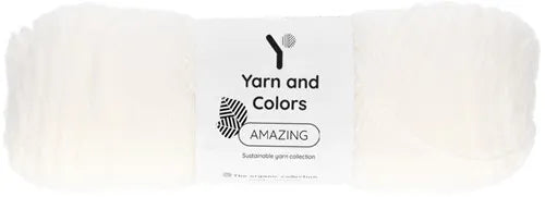 Duurzaam garen: Yarn and Colors Amazing in kleur 001 Wit