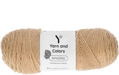 Duurzaam garen: Yarn and Colors Amazing in kleur 009 Zand beige