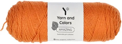 Duurzaam garen: Yarn and Colors Amazing in kleur 018 Brons oranje