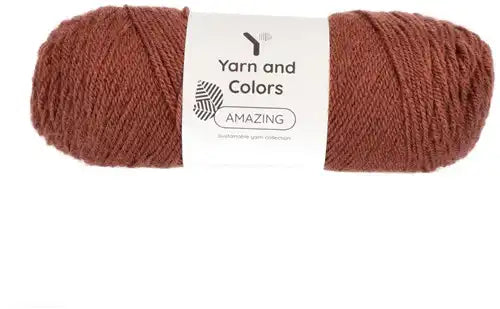Duurzaam garen: Yarn and Colors Amazing in kleur 027 Bruin