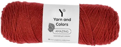 Duurzaam garen: Yarn and Colors Amazing in kleur 029 Bordeaux rood