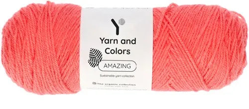 Duurzaam garen: Yarn and Colors Amazing in kleur 040 Koraal roze