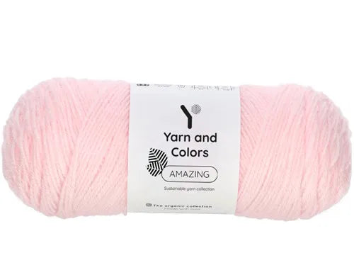 Duurzaam garen: Yarn and Colors Amazing in kleur 044 Licht roze