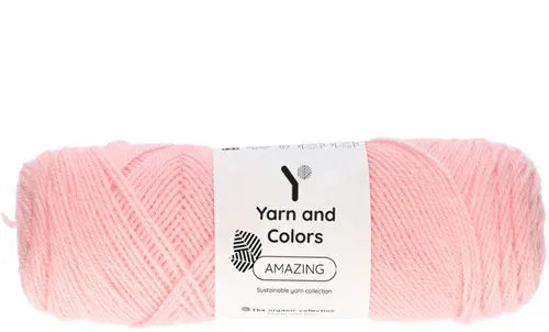 Duurzaam garen: Yarn and Colors Amazing in kleur 045 Bloesem roze