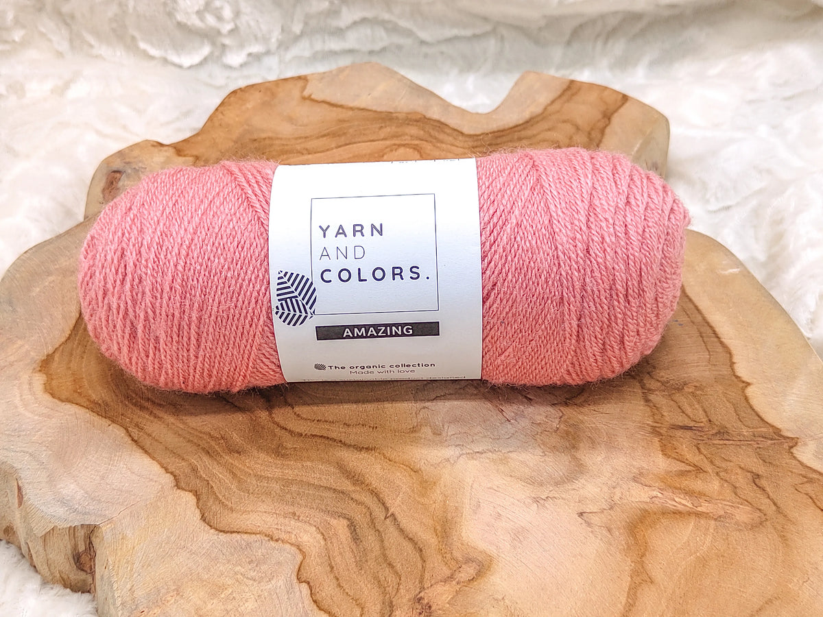 Duurzaam garen: Yarn and Colors Amazing in kleur 047 Oud roze