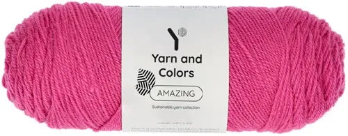 Duurzaam garen: Yarn and Colors Amazing in kleur 049 Fuchsia roze