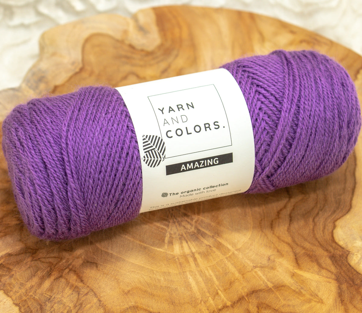 Duurzaam garen: Yarn and Colors Amazing in kleur 055 Paars