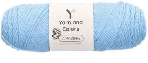Duurzaam garen: Yarn and Colors Amazing in kleur 062 Larimar blauw
