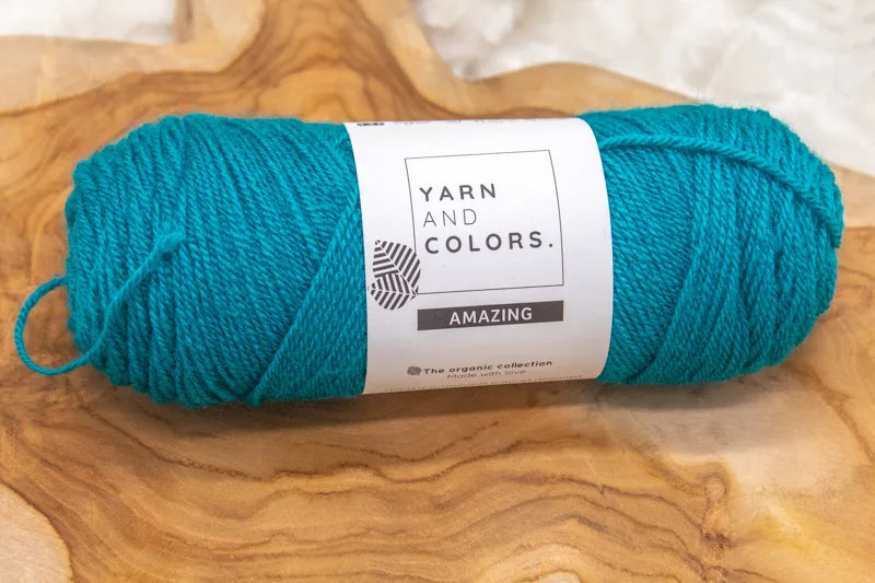 Duurzaam garen: Yarn and Colors Amazing in kleur 070 Turkoois