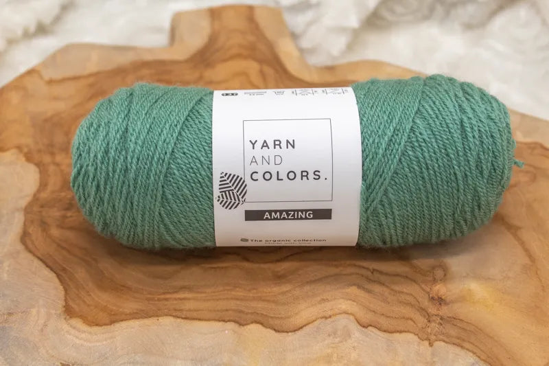 Duurzaam garen: Yarn and Colors Amazing in kleur 079 Aventurijn groen