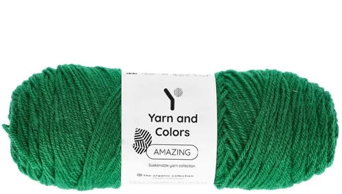 Duurzaam garen: Yarn and Colors Amazing in kleur 087 Groen