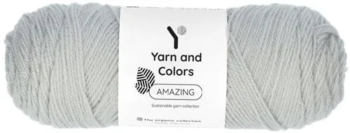 Duurzaam garen: Yarn and Colors Amazing in kleur 094 Zilver grijs