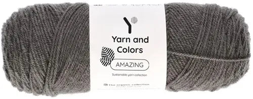 Duurzaam garen: Yarn and Colors Amazing in kleur 098 Donker grijs