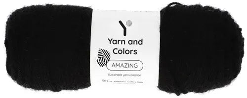 Duurzaam garen: Yarn and Colors Amazing in kleur 100 Zwart