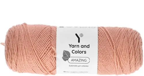 Duurzaam garen: Yarn and Colors Amazing in kleur 101 Zacht roze
