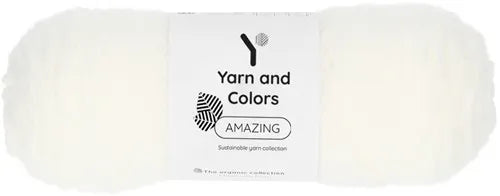 Duurzaam garen: Yarn and Colors Amazing in kleur 102 Marmer wit