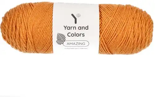 Duurzaam garen: Yarn and Colors Amazing in kleur 108 Curry