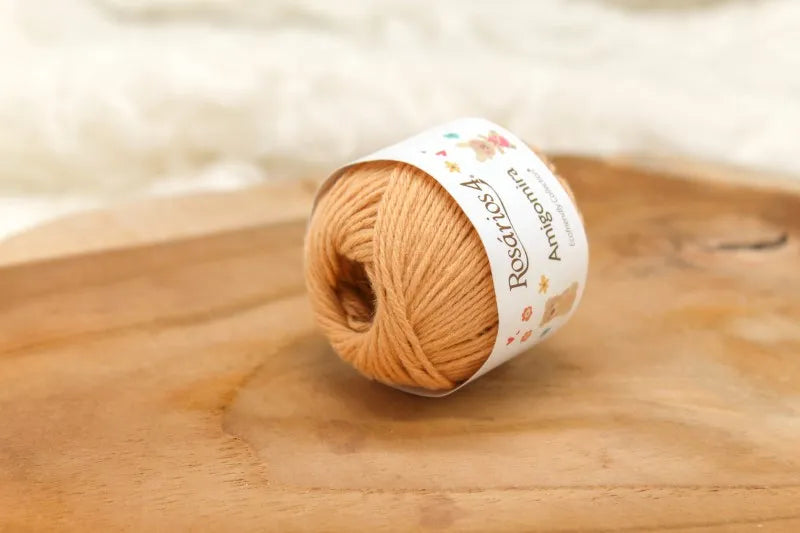 Duurzaam garen: Rosários 4 Amigomira in kleur 09 Meloen oranje
