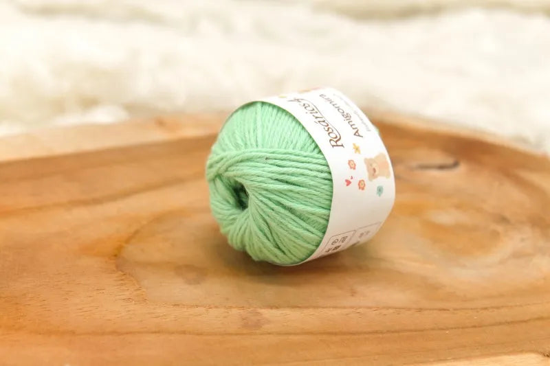 Duurzaam garen: Rosários 4 Amigomira in kleur 118 Mint groen