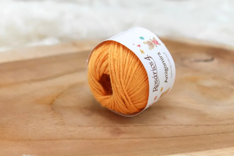 Duurzaam garen: Rosários 4 Amigomira in kleur 29 Oranje
