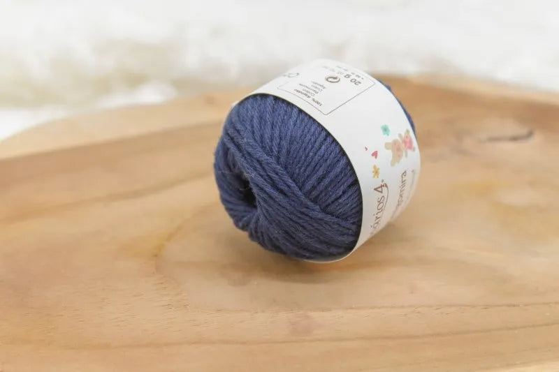 Duurzaam garen: Rosários 4 Amigomira in kleur 94 Navy blauw