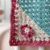 Gehaakt Haakpatroon granny flower babydeken ontworpen door Creastudio Juf Wolle