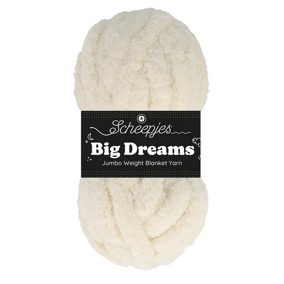 Duurzaam garen: Scheepjes Big Dreams in kleur 501 Gebroken wit