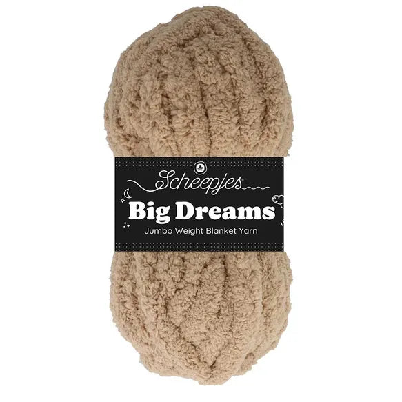 Duurzaam garen: Scheepjes Big Dreams in kleur 502 Licht bruin
