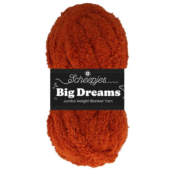 Duurzaam garen: Scheepjes Big Dreams in kleur 504 Baksteen oranje