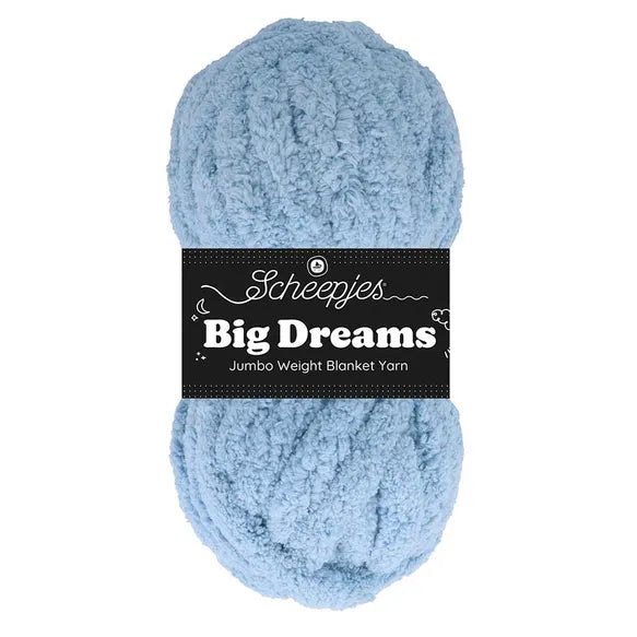 Duurzaam garen: Scheepjes Big Dreams in kleur 508 Licht blauw