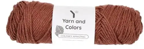 Duurzaam garen: Yarn and Colors Chunky Amazing in kleur 027 Bruin