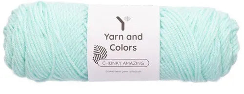 Duurzaam garen: Yarn and Colors Chunky Amazing in kleur 073 Antiek glas blauw