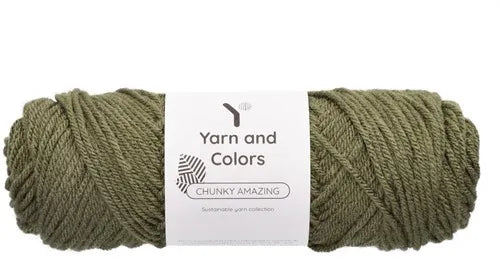Duurzaam garen: Yarn and Colors Chunky Amazing in kleur 091 Khaki