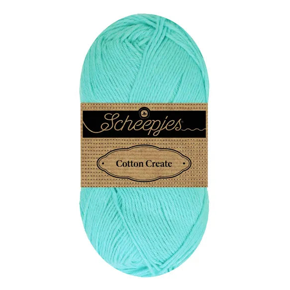 Duurzaam garen: Scheepjes Cotton Create in kleur 622 IJsblauw