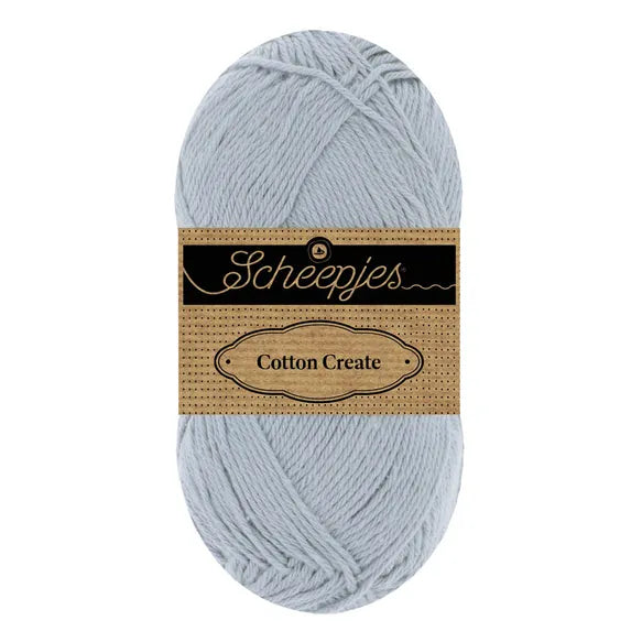 Duurzaam garen: Scheepjes Cotton Create in kleur 651 Blauw grijs