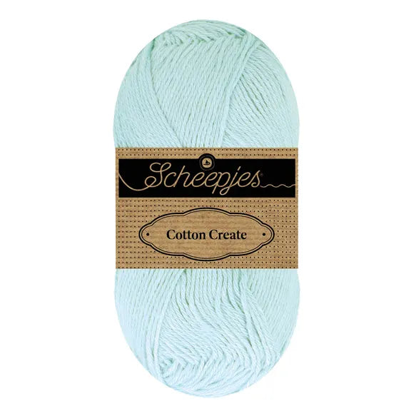 Duurzaam garen: Scheepjes Cotton Create in kleur 652 Pastel blauw