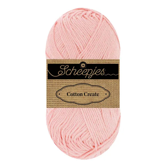 Duurzaam garen: Scheepjes Cotton Create in kleur 654 Pastel roze