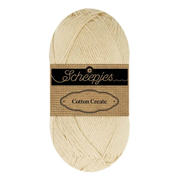Duurzaam garen: Scheepjes Cotton Create in kleur 656 Beige