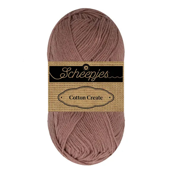 Duurzaam garen: Scheepjes Cotton Create in kleur 659 Licht bruin