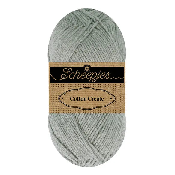 Duurzaam garen: Scheepjes Cotton Create in kleur 710 Grijs