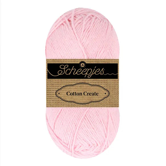 Duurzaam garen: Scheepjes Cotton Create in kleur 718 Licht roze