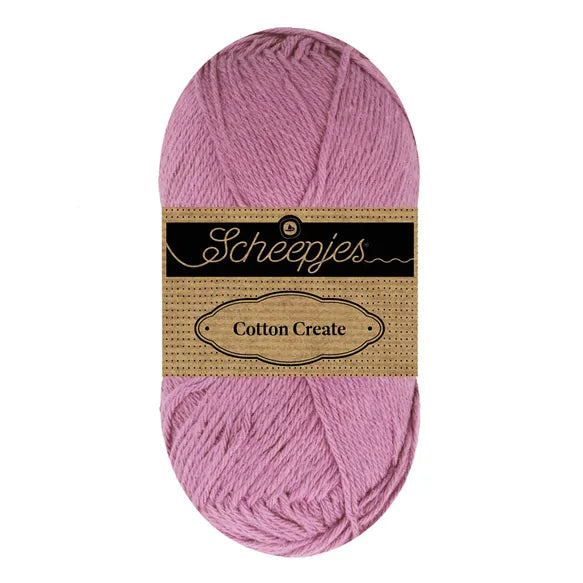 Duurzaam garen: Scheepjes Cotton Create in kleur 726 Pruim paars