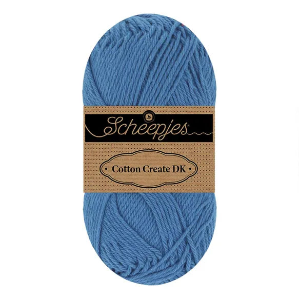 Duurzaam garen: Scheepjes Cotton Create DK in kleur 519 Zacht blauw