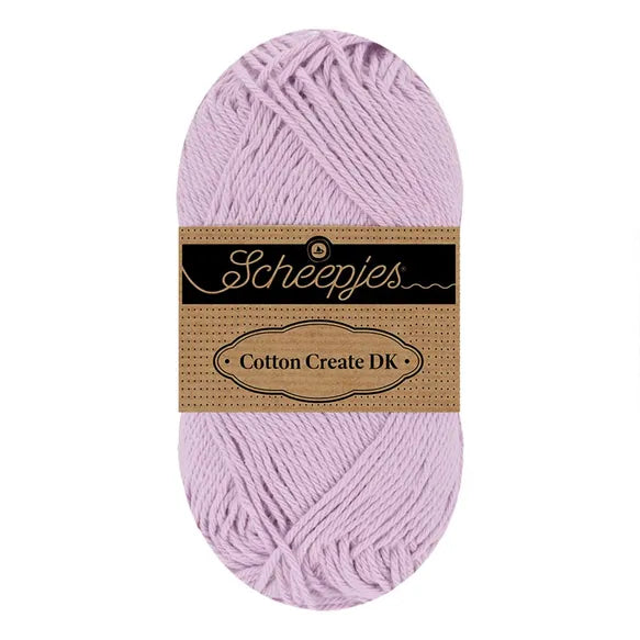 Duurzaam garen: Scheepjes Cotton Create DK in kleur 529 Lavendel paars
