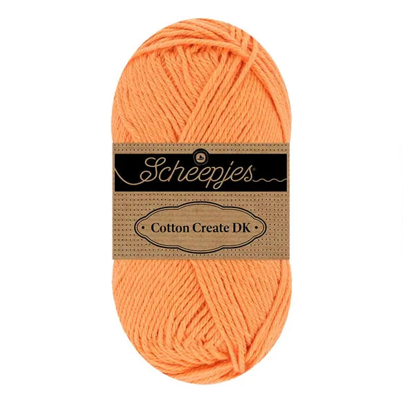 Duurzaam garen: Scheepjes Cotton Create DK in kleur 639 Licht oranje