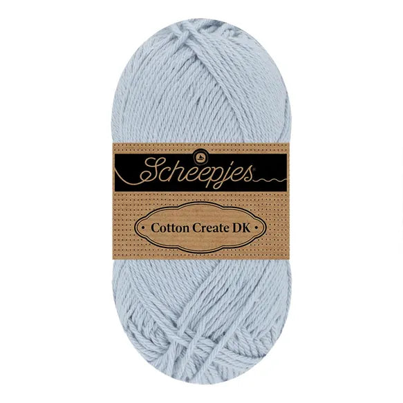 Duurzaam garen: Scheepjes Cotton Create DK in kleur 651 Blauw grijs