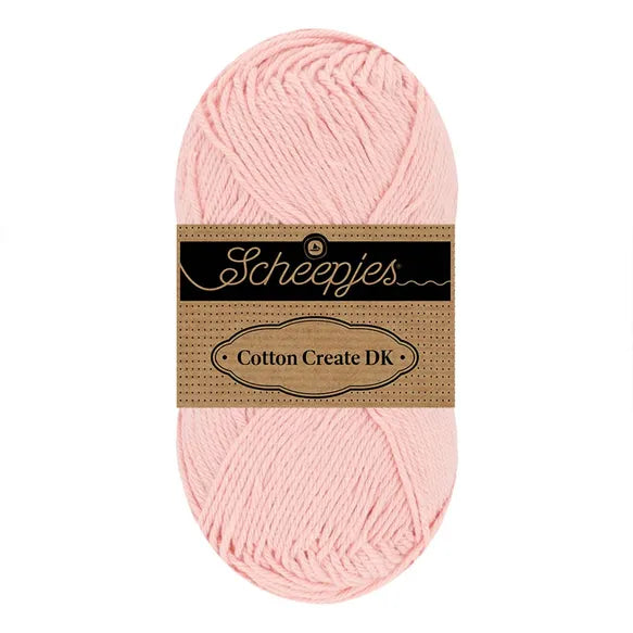 Duurzaam garen: Scheepjes Cotton Create DK in kleur 654 Pastel roze