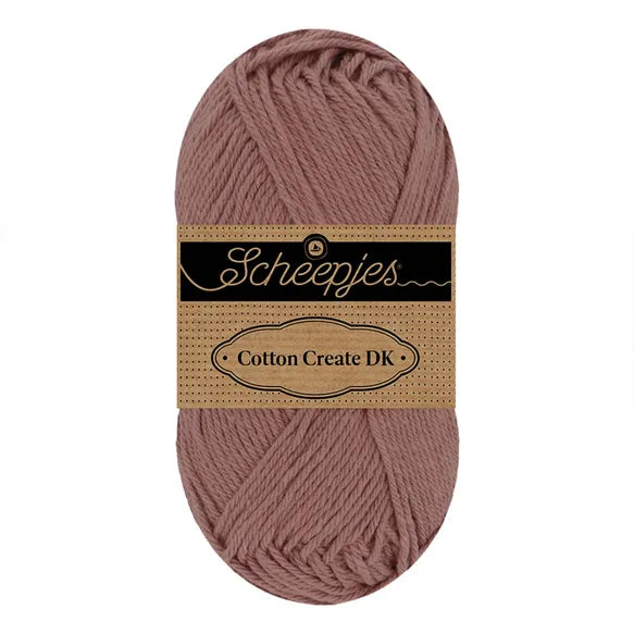 Duurzaam garen: Scheepjes Cotton Create DK in kleur 659 Licht bruin