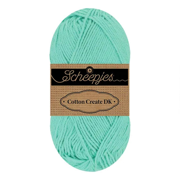 Duurzaam garen: Scheepjes Cotton Create DK in kleur 665 Turkoois